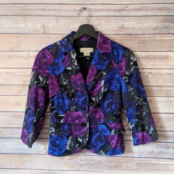 MICHAEL Michael Kors Jackets & Blazers - MICHAEL Michael Kors Floral Print Blazer